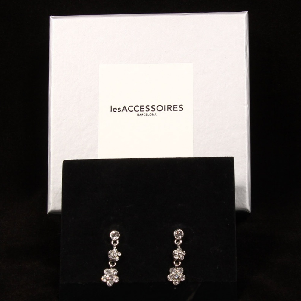 Pronovias PT-1352 Swarovski Crystal Drop Earrings_4